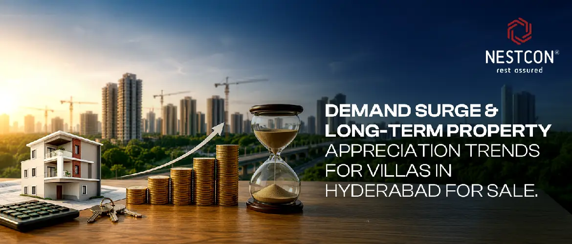 Luxury villas in Hyderabad for sale with long-term property appreciation