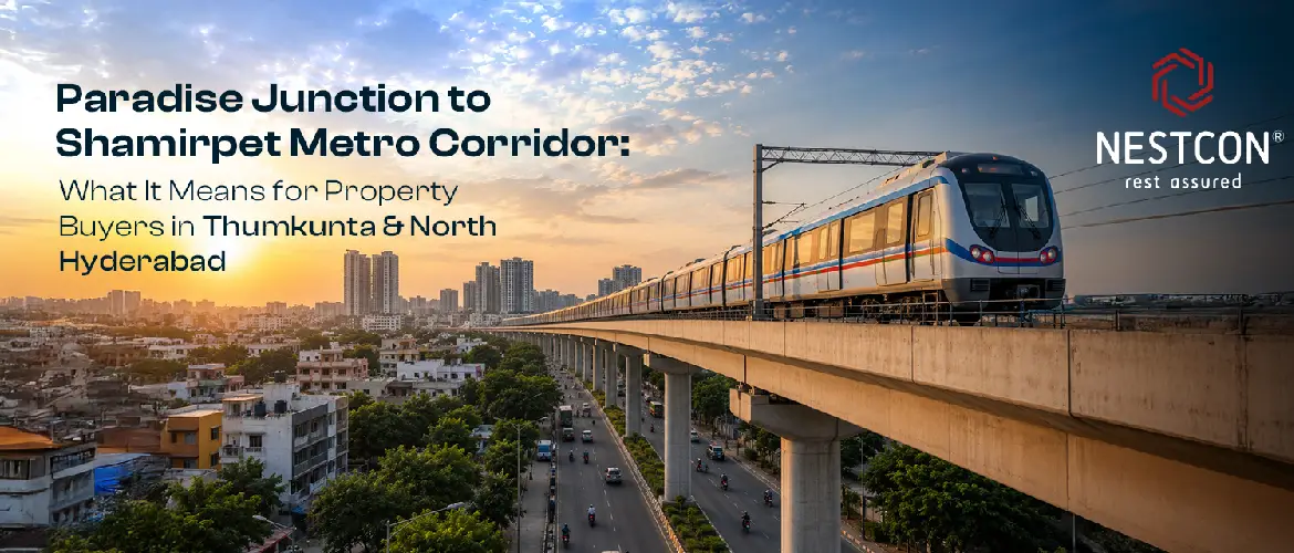 Residential properties in Shamirpet Hyderabad benefiting from metro connectivity